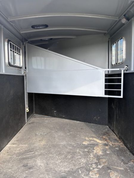 Used 2023 Titan Trailer 2 Horse Bumper Pull Horse Trailer