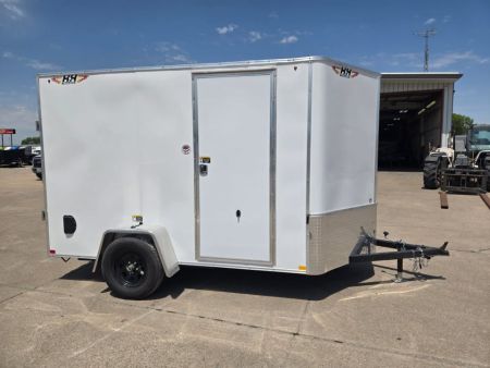 New 2026 H&H Trailers 6x10 HH Series Flat Top V-Nose 3K Cargo / Enclosed Trailer