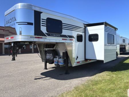 New 2027 Lakota 3H 13' LQ with Outdoor Kitchen Horse Trailer