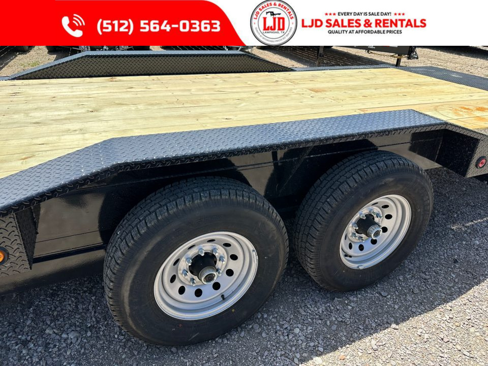 New 2027 East Texas - 26' Drive Over Fender Power Tilt Gooseneck Trailer