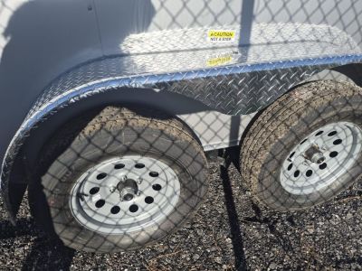New 2026 Quality Cargo 7 x 16 Enclosed Silver Cargo Trailer Great for Tools & Motorcycles Cargo / Enclosed Trailer