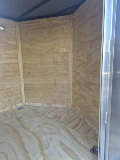 New 2026 Quality Cargo 7 x 16 Enclosed Silver Cargo Trailer Great for Tools & Motorcycles Cargo / Enclosed Trailer