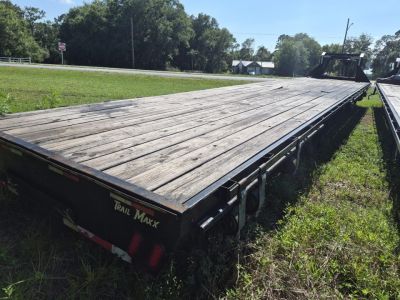 Used 2024 40 Ft. Gooseneck with 12,000 LB GVWR Equipment Trailer