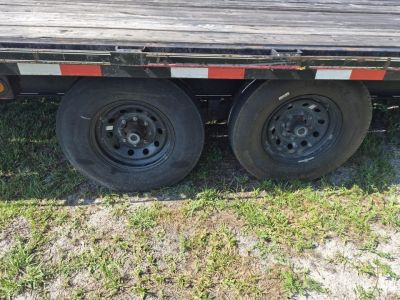 Used 2024 40 Ft. Gooseneck with 12,000 LB GVWR Equipment Trailer