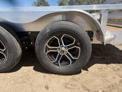 New 2026 Load Trail 7-14 Tandem Axle Aluminum Ramp Gate Utility W/ Bi-Fold Gate 7K GVWR