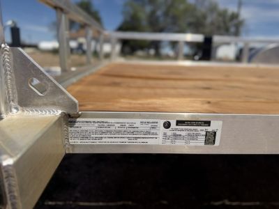 New 2026 Load Trail 7-14 Tandem Axle Aluminum Ramp Gate Utility W/ Bi-Fold Gate 7K GVWR