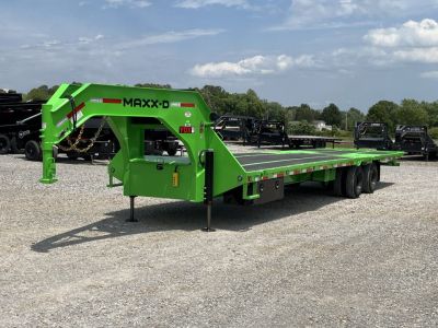 New 2027 MAXXD Hydraulic Dovetail Gooseneck Trailer | 34' x 102' 30K GVWR