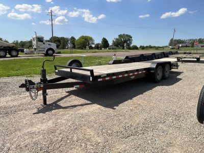 Used 2022 H&H Trailers H8218+4OLSDR-160 Equipment Trailer