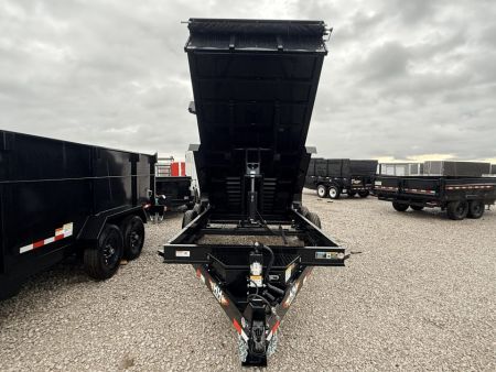 New 2026 H&H Black 83"x14' 15.4k Industrial Dump Trailer