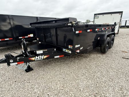 New 2026 H&H Black 83 x14' 15.4k Industrial Dump Trailer
