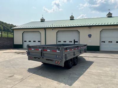 New Diamond C 14' DOD Deckover Dump - Fold Down Sides