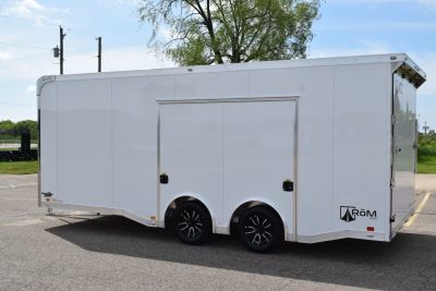 New ATC 8.5x20' ROM 400 CAR HAULER w/ PREMIUM ESCAPE DOOR