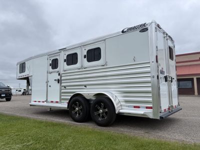 New 2027 Cimarron Trailers 3 Horse Gooseneck Horse Trailer