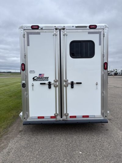 New 2027 Cimarron Trailers 3 Horse Gooseneck Horse Trailer