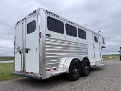 New 2027 Cimarron Trailers 3 Horse Gooseneck Horse Trailer