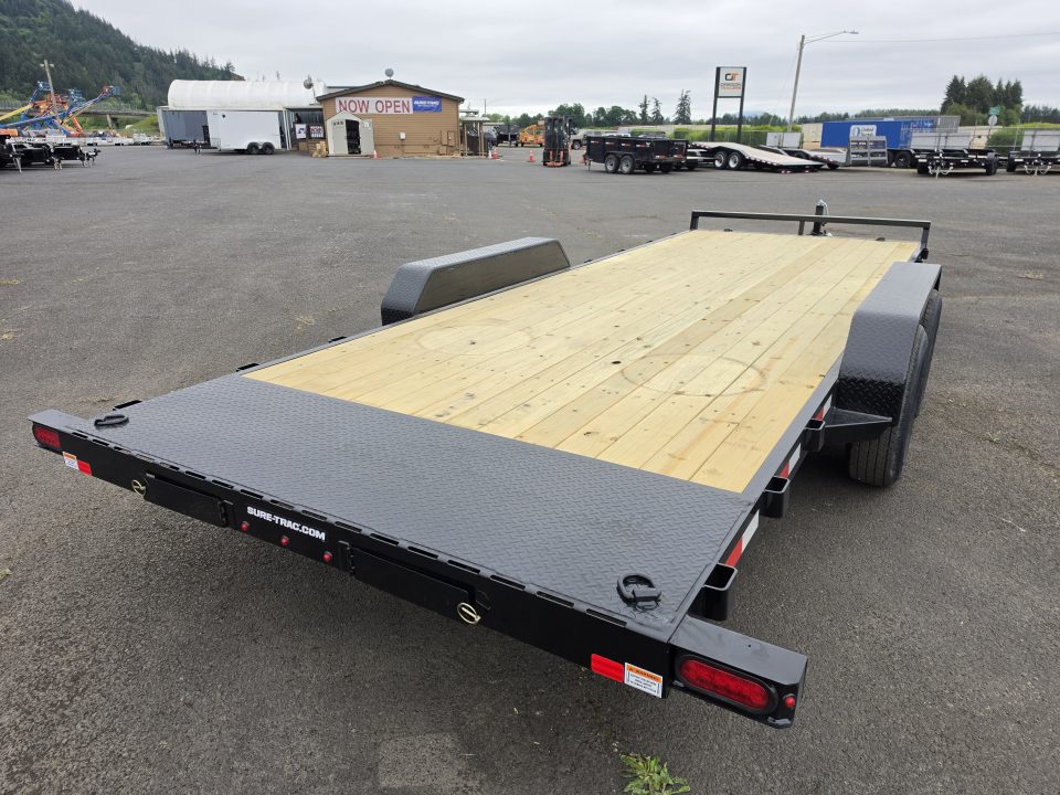 New 2026 Sure-Trac 7x20 Treated Wood Deck Car Hauler 10K GVWR