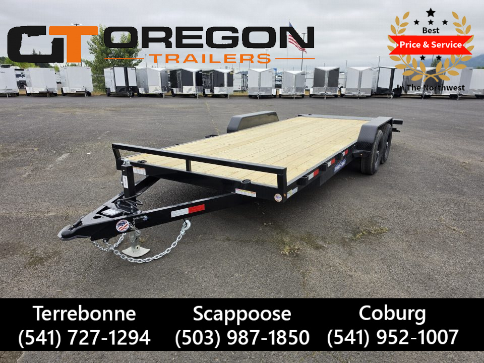 New 2026 Sure-Trac 7x20 Treated Wood Deck Car Hauler 10K GVWR