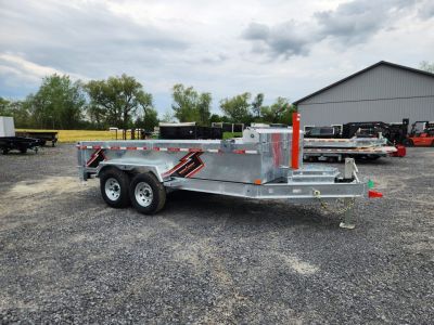 New 2026 Triumph Trailers GD6 Galvanized Dump Trailer