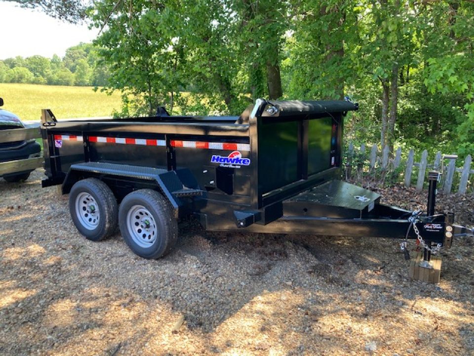 New 2027 Hawke Trailers 6X10 Low Profile 7K Dump Trailer