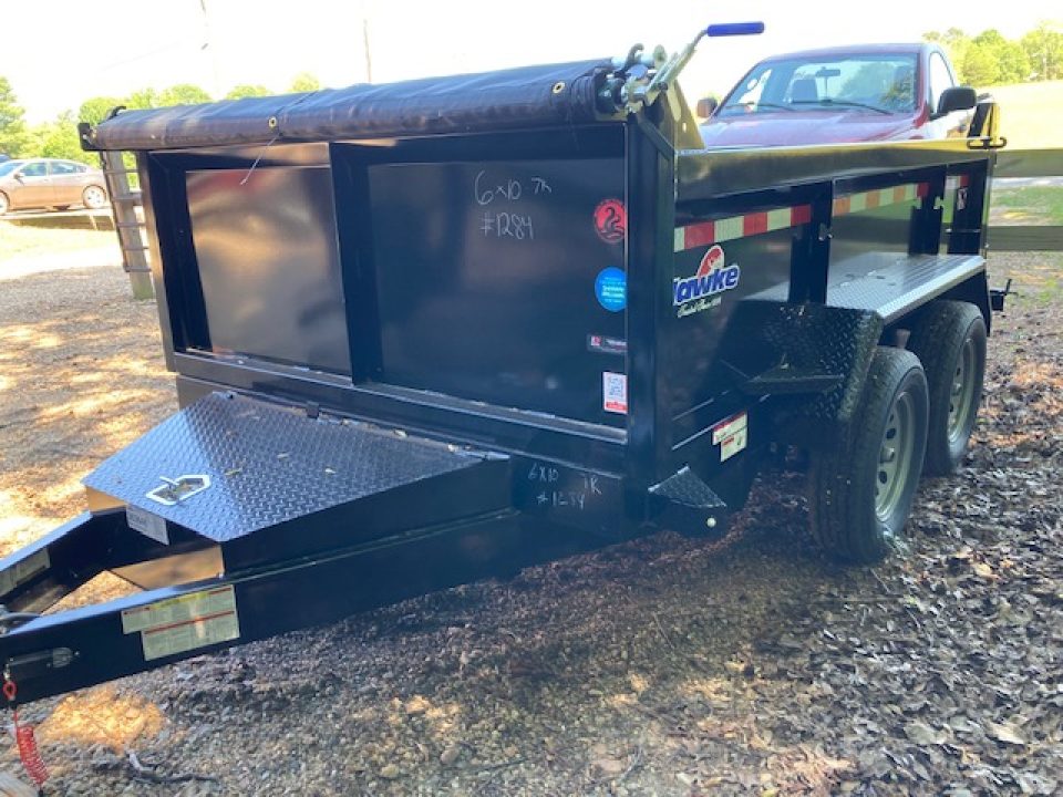 New 2027 Hawke Trailers 6X10 Low Profile 7K Dump Trailer
