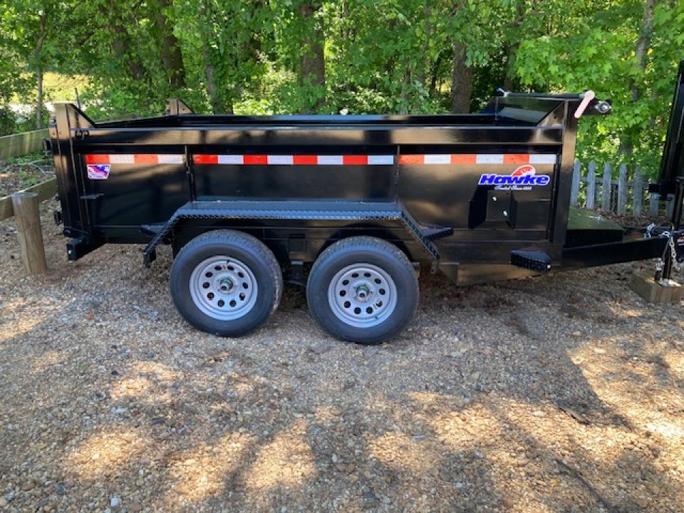 New 2027 Hawke Trailers 6X10 Low Profile 7K Dump Trailer