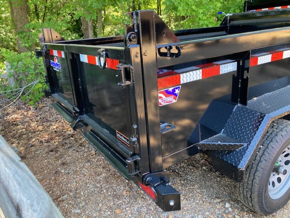 New 2027 Hawke Trailers 6X10 Low Profile 7K Dump Trailer