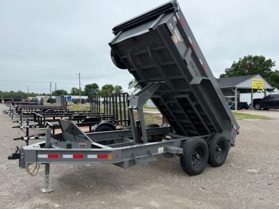 New 2026 Delco Trailers Delco D212 (6'x12') I Beam Dump Trailer