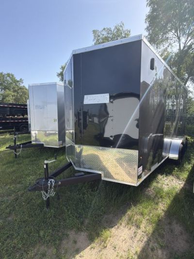 New 2026 Pace American 7 x 16 Outback DLX Flat Top V-Nose 7K