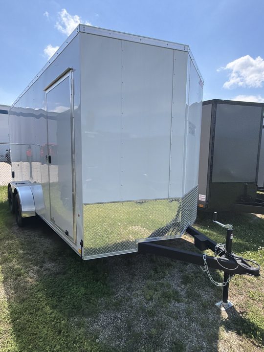 New 2026 Pace American 7 x 16 Outback DLK Flat Top V-Nose 7K