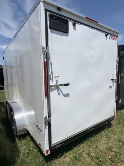New 2026 Pace American 7 x 16 Outback DLK Flat Top V-Nose 7K