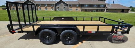 New 2026 H&H Trailers 82x16 Rail Side Utility Trailer