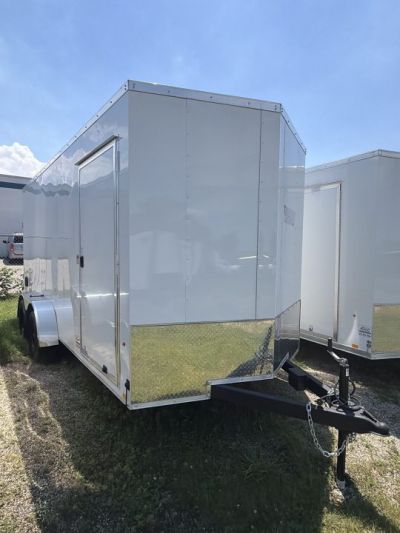 New 2026 Pace American 7 x 16 Outback DLK Flat Top V-Nose 7K