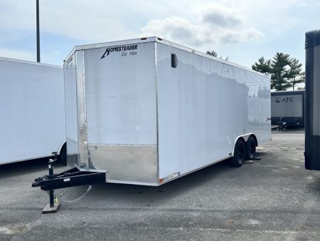 New 2026 Homesteader Trailer 20 FT ENCLOSED CAR HAULER 6.5 FT INTERIOR HEIGHT 7K GVWR