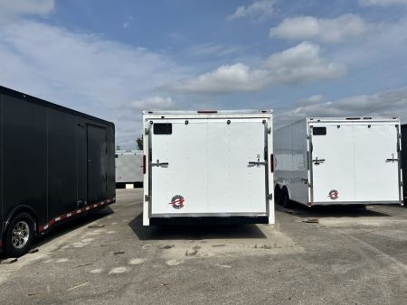 New 2026 Homesteader Trailer 20 FT ENCLOSED CAR HAULER 6.5 FT INTERIOR HEIGHT 7K GVWR