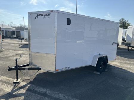 New 2026 Homesteader Trailer 6 X 12 FT INTREPID CARGO TRAILER RAMP DOOR 6 FT INT HT