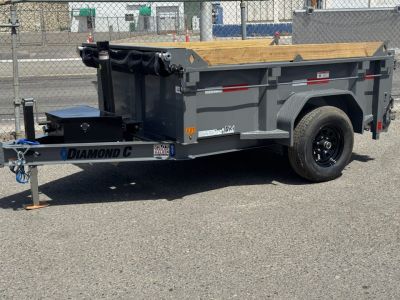 New 2026 Diamond C GST 60 x8' - 6K Telescopic Dump Trailer