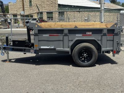 New 2026 Diamond C GST 60"x8' - 6K Telescopic Dump Trailer