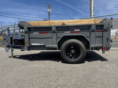 New 2026 Diamond C GST 60"x8' - 6K Telescopic Dump Trailer