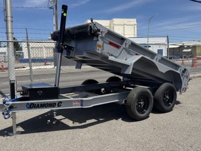 New 2026 Diamond C GDT 60"x10' - 7K Telescopic Dump Trailer