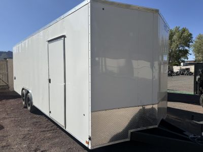 New 2026 Look Trailers 8.5X24 ST DLX Enclosed Cargo 7' Tall Ramp Cargo / Enclosed Trailer