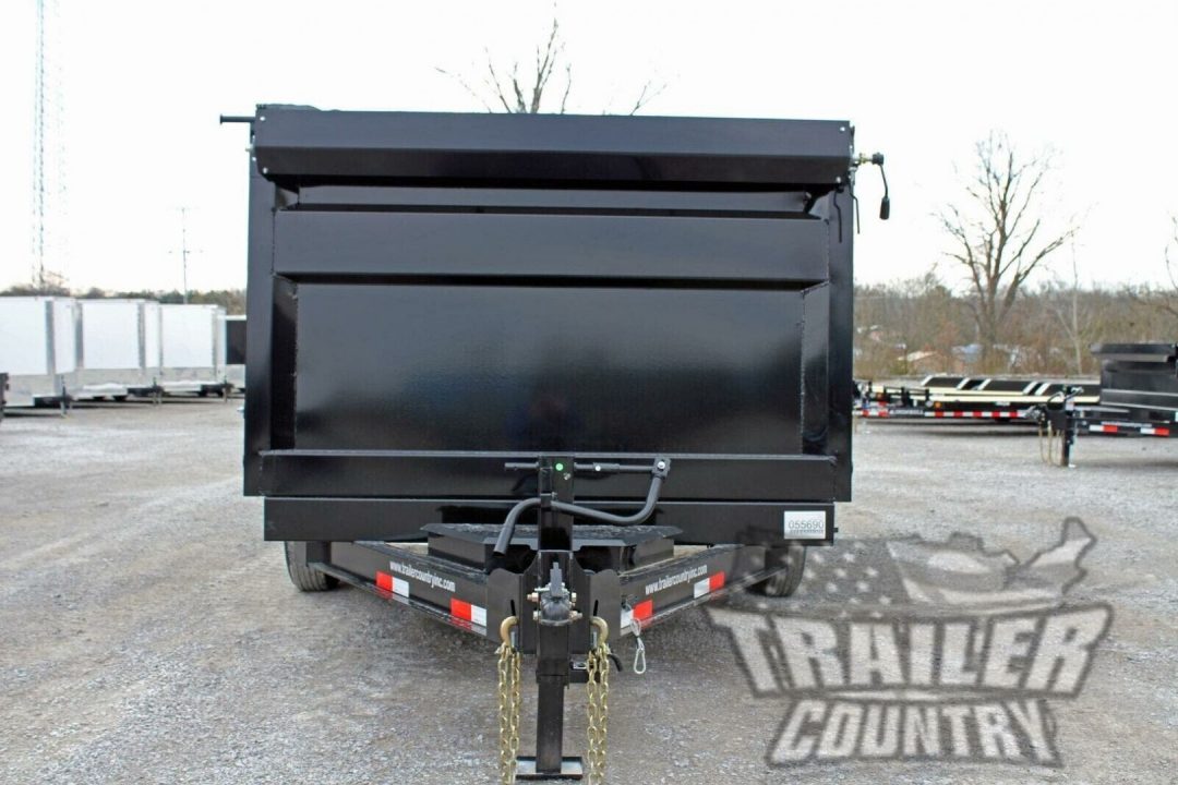 New 2026 New 7' x 14' Iron Bull Scissor Hoist Hydraulic Dump Trailer w/ 48" High Sides,
