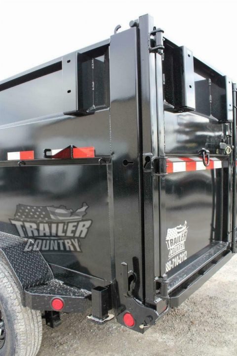New 2026 New 7' x 14' Iron Bull Scissor Hoist Hydraulic Dump Trailer w/ 48" High Sides,
