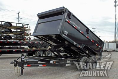 New 2026 New 7' x 14' Iron Bull Scissor Hoist Hydraulic Dump Trailer w/ 48" High Sides,