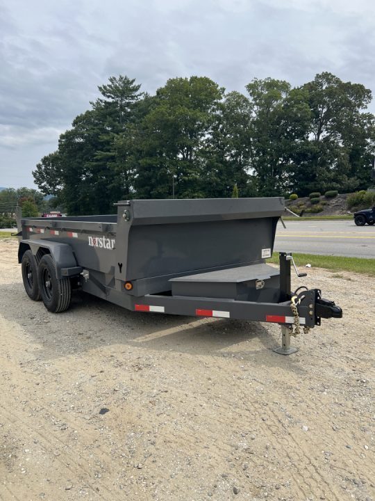 New 2026 Norstar DCB Series / 72" X 12' / 2-5,200# Electric Brake Axles / Scissor Hoist / Barn Door Rear Gates / Ramps