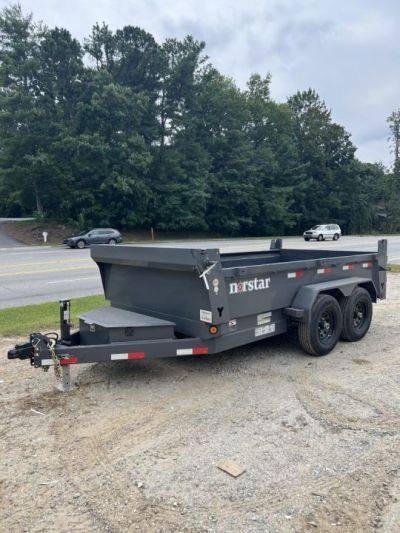 New 2026 Norstar DCB Series / 72" X 12' / 2-5,200# Electric Brake Axles / Scissor Hoist / Barn Door Rear Gates / Ramps