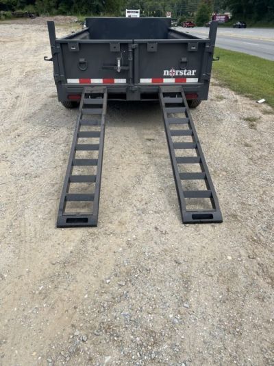New 2026 Norstar DCB Series / 72" X 12' / 2-5,200# Electric Brake Axles / Scissor Hoist / Barn Door Rear Gates / Ramps