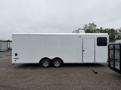 New 2026 Haulmark 24 FT TRANSPORT MOBILE OFFICE TRAILER WITH GARAGE SPACE