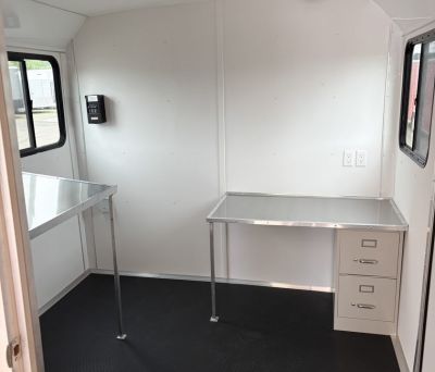 New 2026 Haulmark 24 FT TRANSPORT MOBILE OFFICE TRAILER WITH GARAGE SPACE
