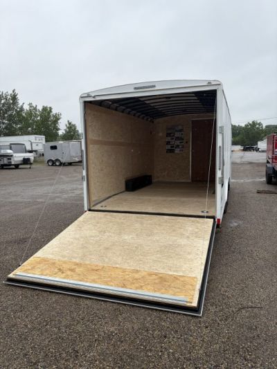 New 2026 Haulmark 24 FT TRANSPORT MOBILE OFFICE TRAILER WITH GARAGE SPACE