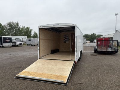 New 2026 Haulmark 24 FT TRANSPORT MOBILE OFFICE TRAILER WITH GARAGE SPACE